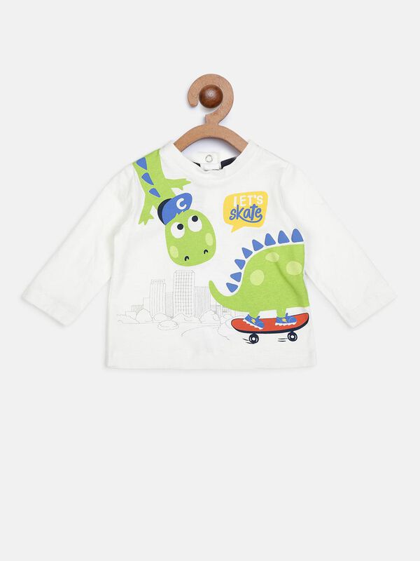 T-Shirt With Dinosaur Print image number 0